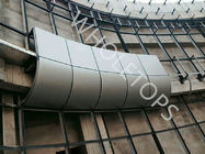 A fachada de alumínio arquitetónica exterior da folha/metal do GV 1.5MM almofada o revestimento de PPG
