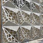 revestimento da fachada do metal da decoração do hotel dos painéis da fachada 3d de 3.5mm 3.0mm