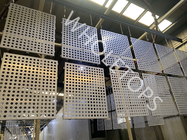 Painel perfurado de alumínio do sistema 3003 decorativos da fachada do metal para construções com CE TUV