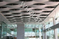 a fachada 3D de alumínio de 600*600mm almofada o revestimento de PPG para a parede de cortina