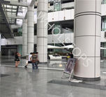 6.0MM PVDF revestiu o comprimento de folhas de alumínio 600mm-4500mm para o prédio de escritórios