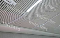estiramento de alumínio decorativo do teto de 20mm que dobra a forma ondulada do perfil quadrado do tubo